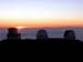 Sunset over Keck and Subaru Telescopes