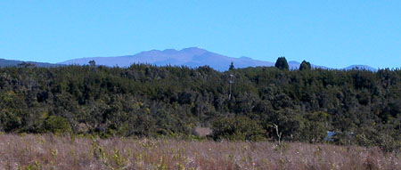 Mauna Kea in the distance